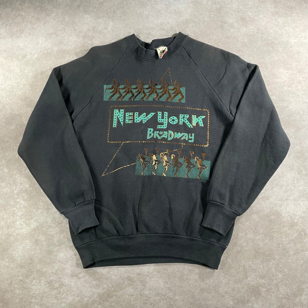 VTG 90’s New York Broadway Musical Theater Sweatshirt Medium